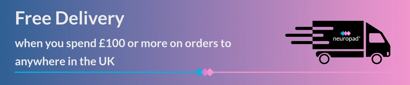 Free delivery when you spend £100 or more on orders to anywhere in the UK