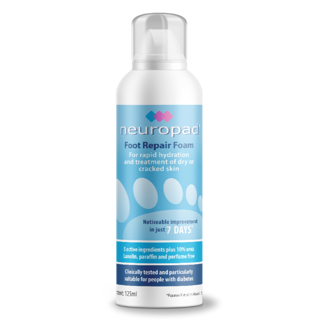 A single Neuropad foot repair foam canister